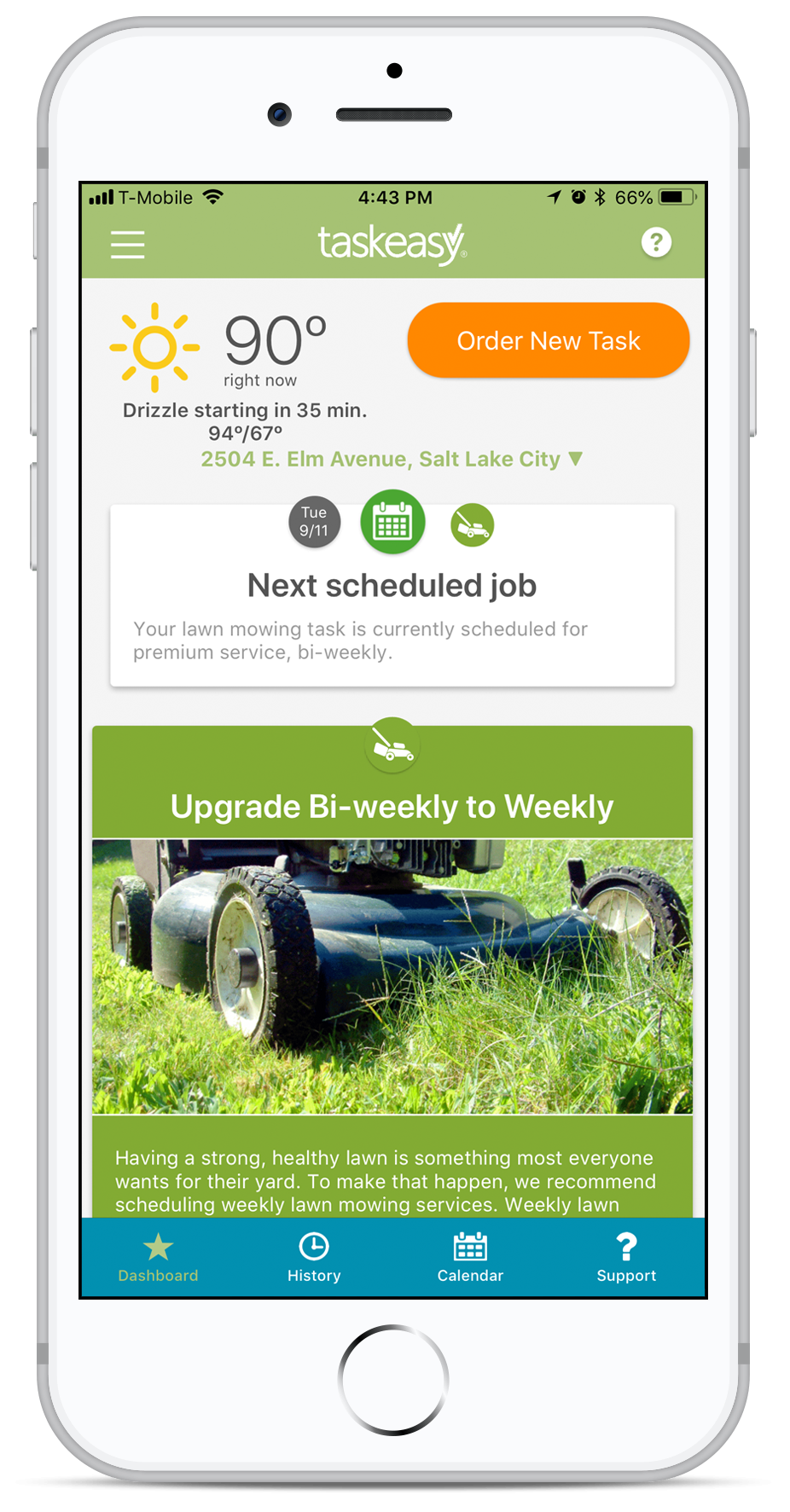 TaskEasy Mobile App Brings Convenience to Lawn and Yard Care